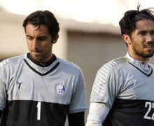 قلم تایید شفر روی دروازه بان استقلال