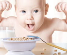 رژیم جامدات در نوزادان